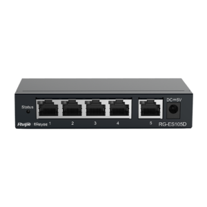 Reyee 5 Ports 10/100base-T Ethernet Switch Steel Case RG-ES105D