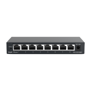 Reyee 8 Ports 10/100base-T Ethernet Switch Steel Case RG-ES108D