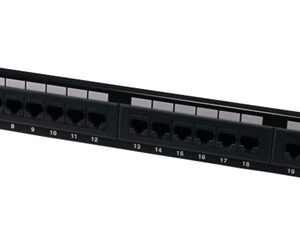 KUWES PATCH PANEL CAT6 UNSHIELDED 24 PORT