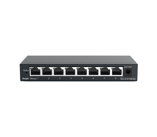 Reyee 8 Ports Gigabit Switch Steel Case RG-ES108GD