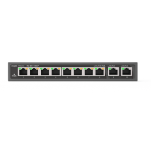 Reyee 8-port 10/100Mbps Desktop Unmanaged POE Switch RG-ES110D-P
