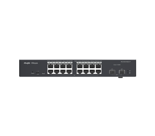 Ruijie RG-ES218GC-P 18-Port Gigabit Smart POE Switch