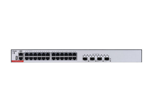 Ruijie 24x10/100/1000BASE-T Support PoE+, 4 x 1G/10G SFP+ Port RG-S5310-24GT4XS-P-E