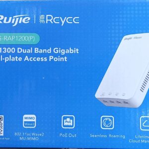 RG-RAP1200(P), Reyee Wi-Fi 5 1267Mbps Wall-mounted Access Point