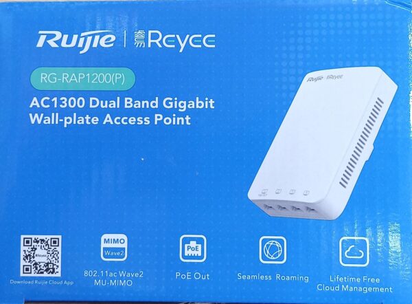 RG-RAP1200(P), Reyee Wi-Fi 5 1267Mbps Wall-mounted Access Point
