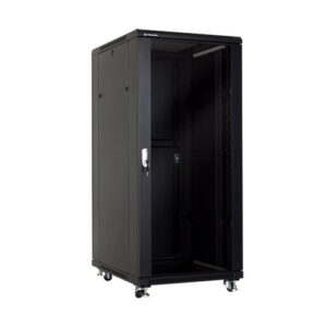 32U 600X800 FREESTANDING NETWORK CABINET WITH FAN PDU