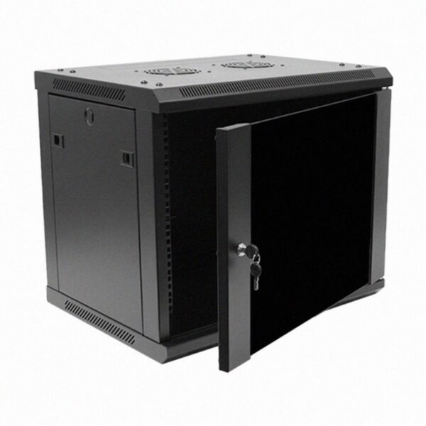 9U NETWORK CABINET 600X450 WITH FAN PDU - Image 2