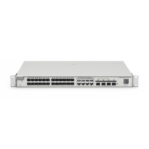 RG-NBS5200-24SFP/8GT4XS 24 SFP ports (SFP: 100/1000M ports), 8 combo 10/100/1000Base-T ports, 4 SFP+ 10GBase-X ports