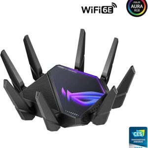 ASUS ROG Rapture WiFi 6E Gaming Router (GT-AXE16000) - Quad-Band