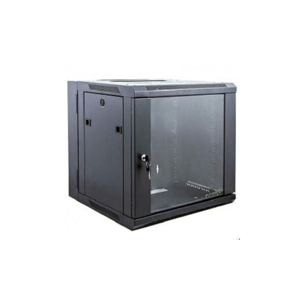 9U NETWORK CABINET 600X600 DUAL SECTION WITH FAN PDU TOTEN