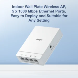 RG-AP180 Wi-Fi 6 Dual Radio 1775 Mbps Indoor Wall Plate Wireless AP