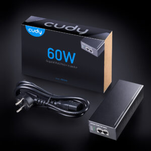 CUDY 60W Gigabit PoE++ Injector, Model: POE300