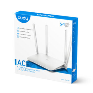 CUDY AC1200 Dual Band Wi-Fi Router, Model: WR1300