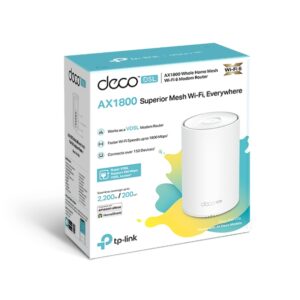 Deco X20-DSL AX1800 VDSL Whole Home Mesh WiFi 6 Gateway (Availability based on region)