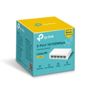 TPLINK LS1005 5-Port 10/100Mbps Desktop Network Switch