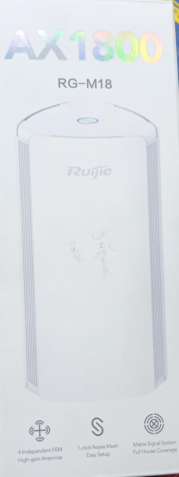 RG-M18 Ruijie Reyee WiFi6 AX1800 Mesh Router (1 Pack) - Image 5