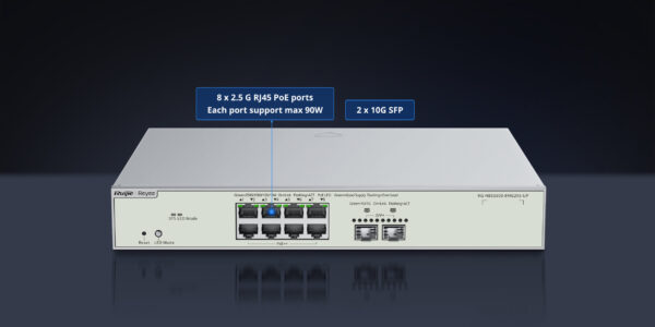 RG-NBS5300-8MG2XS-UP 2.5G POE SWITCH L3 - Image 2