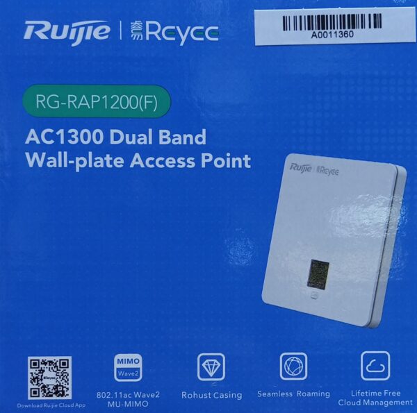 RG-RAP1200(F), Reyee Wi-Fi 5 1267Mbps Wall-mounted Access Point
