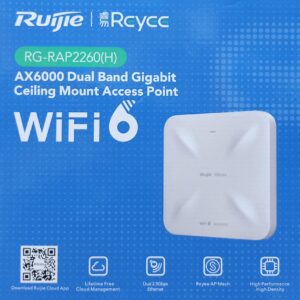 RG-RAP2260(H) Reyee Wi-Fi 6 AX6000 High-density Multi-G Ceiling Access Point