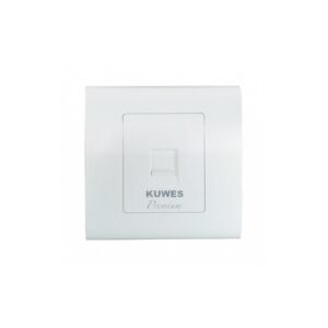 Kuwes Outlet Single Premium Faceplate UK 86x86mm