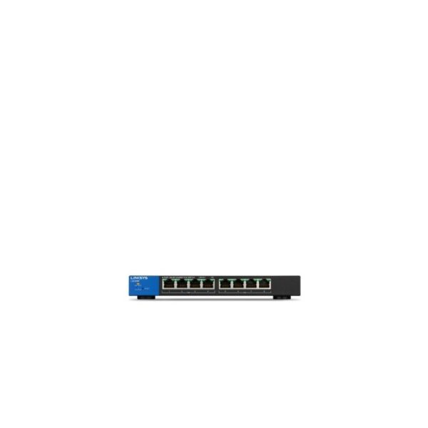 LINKSYS LGS308P 8-PORT BUSINESS SMART GIGABIT POE+ SWITCH - Image 2